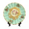 Bộ lục bình tranh đĩa hoàng gia xanh ngọc - Ảnh 3