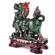 Alternative view of Đôi tượng kỳ lân như ý - phát tài